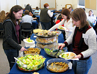 Lunch at Interview Weekend
