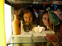 Examining cermaics in Montreal