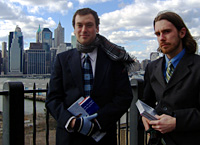Ryan Donaldson and Joshua Muse in New York City