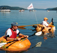 The giant pumpkin race