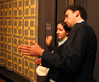 Liz Schultz and Ryan Donaldson (both '07) at the Shelburne Museum