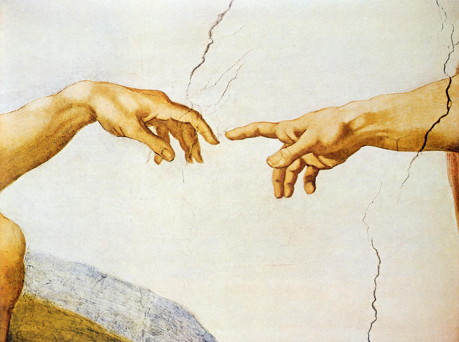 sistine chapel hands. Sistine Chapel, Vatican Rome.