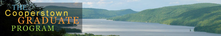 Otsego Lake and the surrounding hills