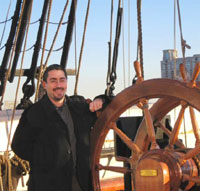 John Pentangelo on the USS Constellation